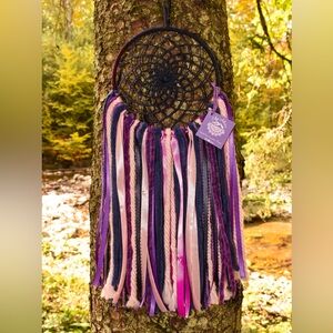 Purple, Blue & Pink Modern Made Dreamcatcher